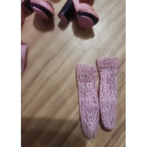 Bella Parker Rainbow High Heel Spider Dress Pink Outfit Dress Clothes Lace Tight - Picture 9 of 9